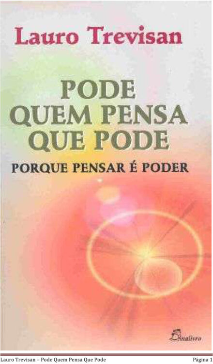 Download Pode Quem Pensa Que Pode Lauro Trevisan em epub mobi e pdf