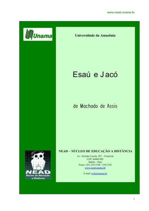 Baixar Livro Esau e Jaco Machado de Assis em PDF ePub e Mobi ou ler online