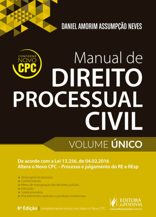 Baixar Livro Manual de Direito Processual Civil Daniel Neves em PDF ePub e Mobi ou ler online