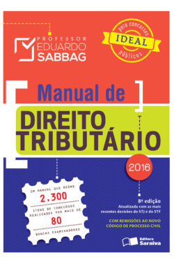 Baixar Livro Manual de Direito Tributario Eduardo de Moraes Sabbag em PDF ePub e Mobi ou ler online