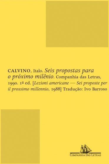 Baixar livro Seis Propostas Para o Proximo Milenio Italo Calvino em PDF ePub e Mobi ou ler online